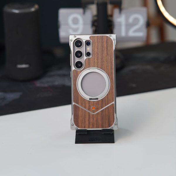 Aluminum Wooden Magsafe Case for Samsung galaxy