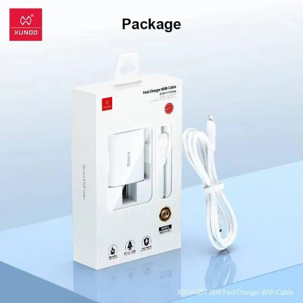 XUNDD XDCH-057 18W Fast Charging Set with Cable