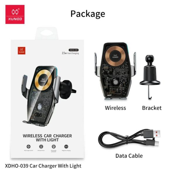 XUNDD XDHO-039 15W Wireless Car Charger