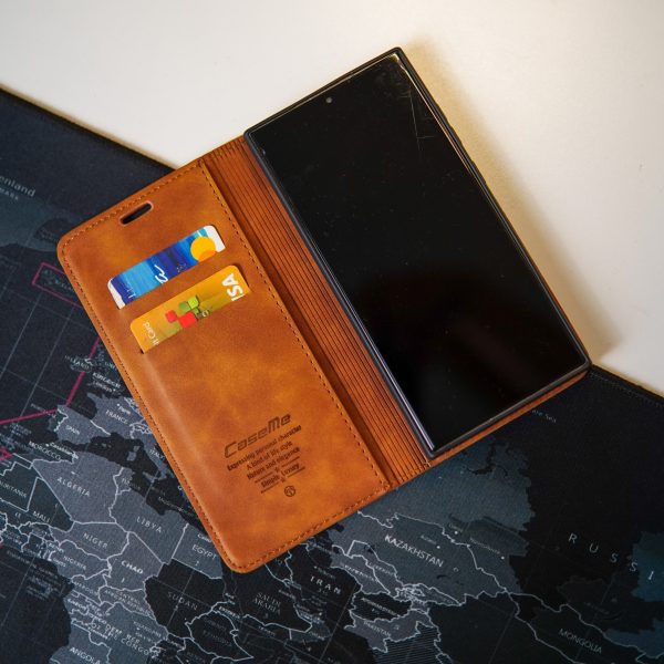 PU Flip Leather Case For Samsung galaxy S23 Ultra/S24 Ultra/S25 Ultra