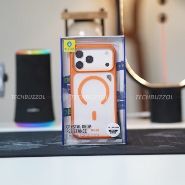 BLUEO Frosted Heat Dissipation Anti-Slip Stand Magnetic Case iPhone 17Pro Max