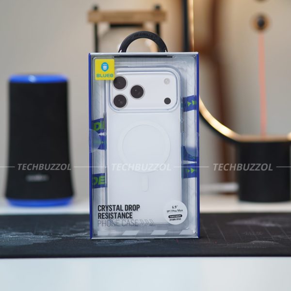 BLUEO Transparent Magsafe Case for iPhone 17 Pro Max -Clear