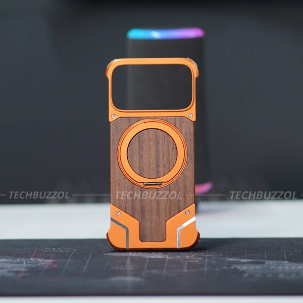 Wooden Transform Aluminum Case for iPhone 17 Pro Max
